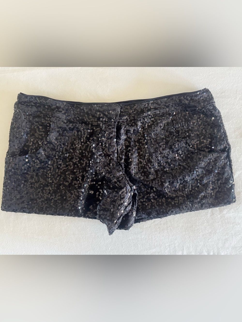 Beach Bunny Black Sequin Swimwear Boy Shorts